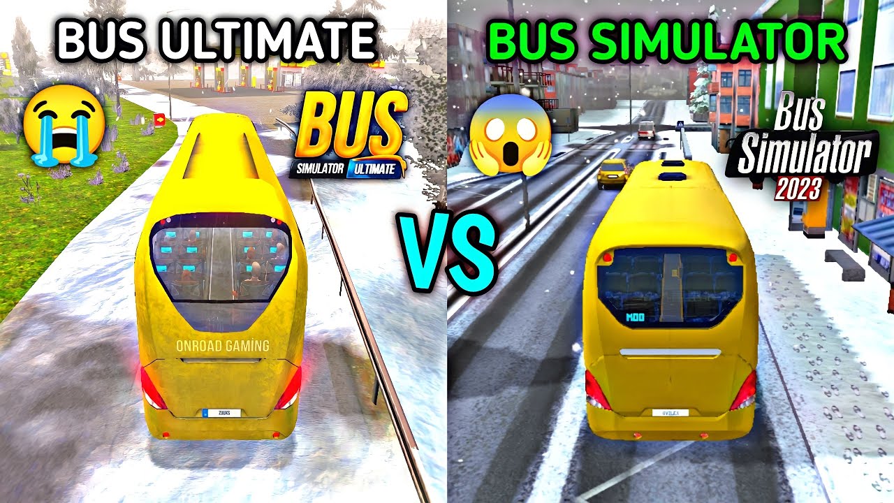 🚚Best Comparison Between Bus Simulator Ultimate with Bus Simulator 2023 🏕 | Bus Gameplay