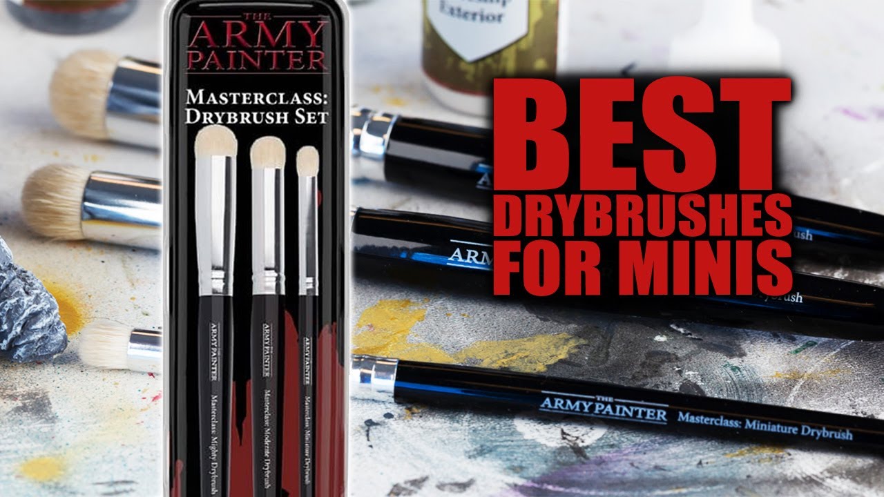 ARTIFY Drybrush Set Dry Brushes: Professional-Grade Dry Brush for