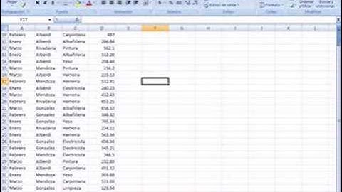 TABLA DINAMICA EN OFFICE EXCEL 2007