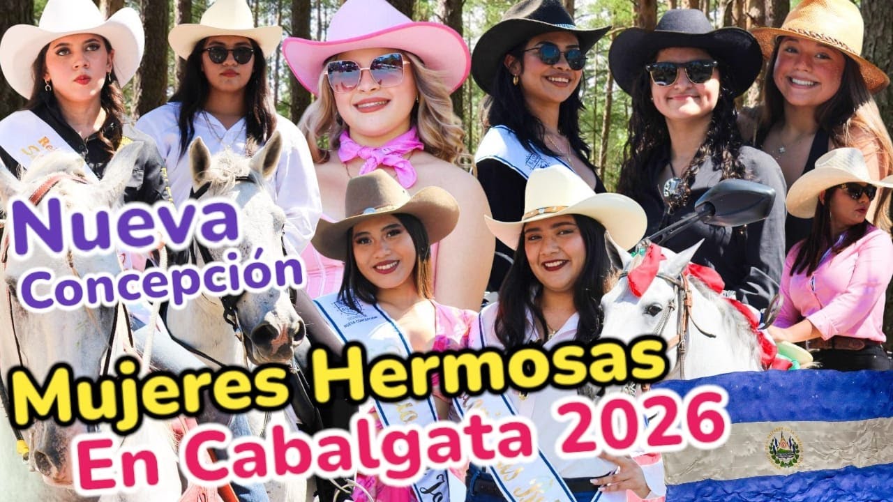 La Mejor CABALGATA en El Salvador, Mujeres Hermosas y Caballos espectaculares #2026 #elsalvador