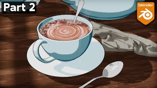 Toon Style Tea Scene - Part 2 ☕ (Blender Tutorial) by Ryan King Art 4,124 views 3 weeks ago 15 minutes
