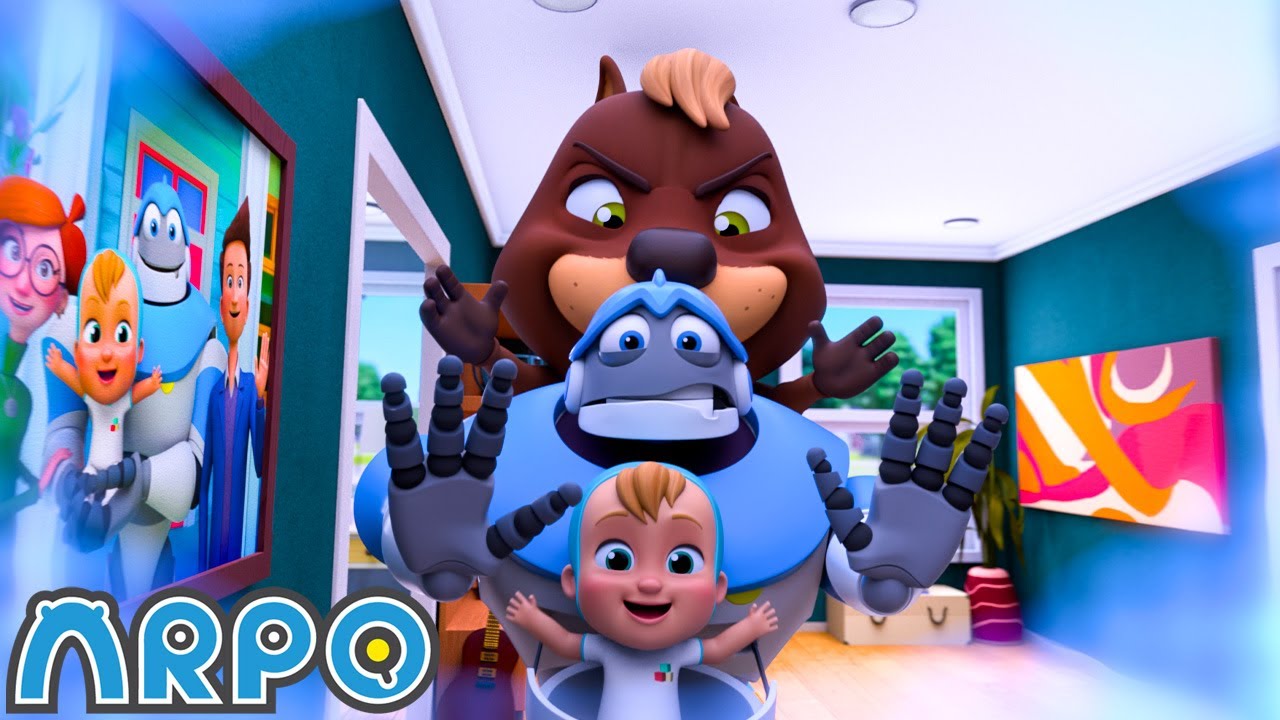 Funny Dream Goggles Chaos! | Arpo the Robot | Moonbug Kids Cartoon Adventure