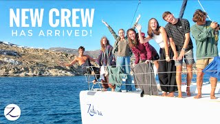 THE MED CREW HAS ARRIVED!! Sailing Greece  (Ep 243)