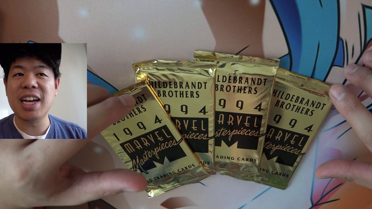 1994 Fleer Marvel Master Pieces Booster Pack Opening! 4K