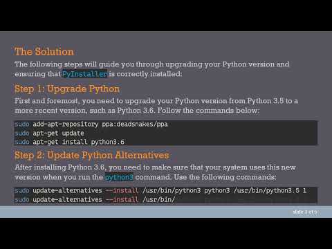 How to Successfully Install PyInstaller on Ubuntu 16 with Python 3.5