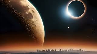 Watching Eclipse In Exoplanet Relaxing With Chill Ambient Music (Space 4K Lofi Version)