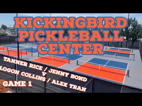Kickingbird Pickleball Center: Rec Games (Tanner Rice / Jenny Bond v Logon Collins / Alex Tran)