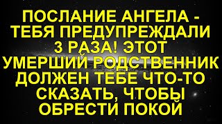 видео: ПОСЛАНИЕ АНГЕЛА - ТЕБЯ ПРЕДУПРЕЖДАЛИ 3 РАЗА! ЭТОТ УМЕРШИЙ РОДСТВЕННИК ДОЛЖЕН ТЕБЕ ЧТО-ТО СКАЗАТЬ,... картинка: ПОСЛАНИЕ АНГЕЛА - ТЕБЯ ПРЕДУПРЕЖДАЛИ 3 РАЗА! ЭТОТ УМЕРШИЙ РОДСТВЕННИК ДОЛЖЕН ТЕБЕ ЧТО-ТО СКАЗАТЬ,...