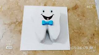 How To Design A Tooth Cake Tooth Cake Tutorial