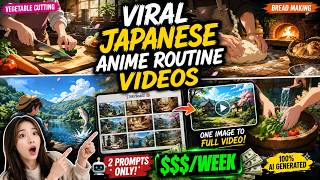 How to Make Japanese Anime Routine Videos with AI | DOMO AI | AI Money Making | Studio Ghibli