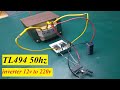 Inverter 12v to 220v 50hz | TL494 | KA7500 | 50hz