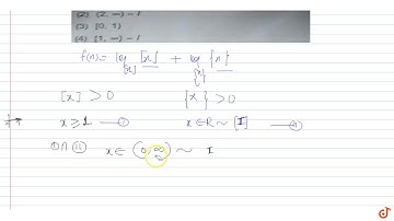 The domain of  `f(x)=log_[x] [x]+(x]+log_{x} {x}` (where [.] denotes greatest integer function...