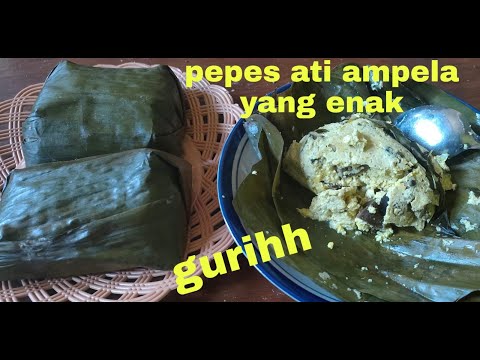 Cara Bikin Pepes Tahu Ati Ampela