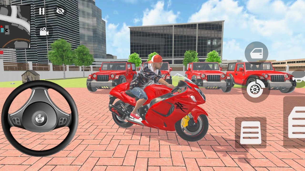 🎮 Franklin order by 4️⃣ New Branded Mahindra Thar Supercars in Indian🇮🇳 bike thief aura simulators 🎮