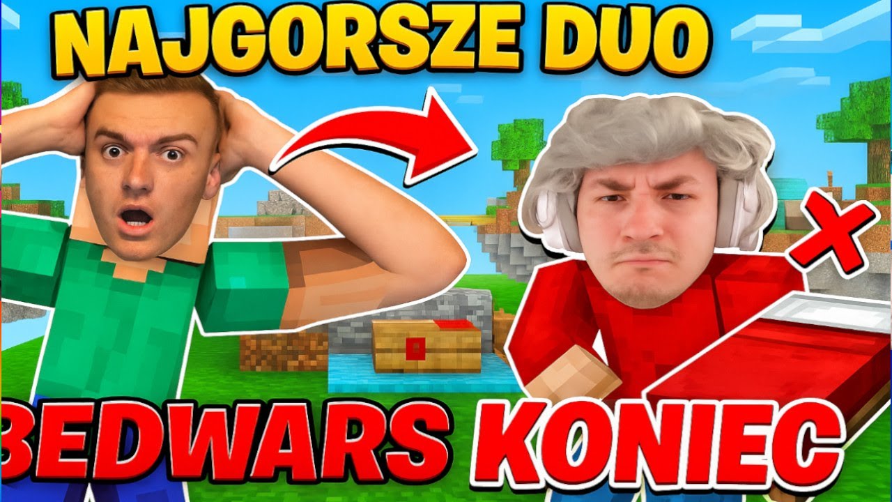 NaJgOrSzE Duo Vs Minecraft BedWars😅