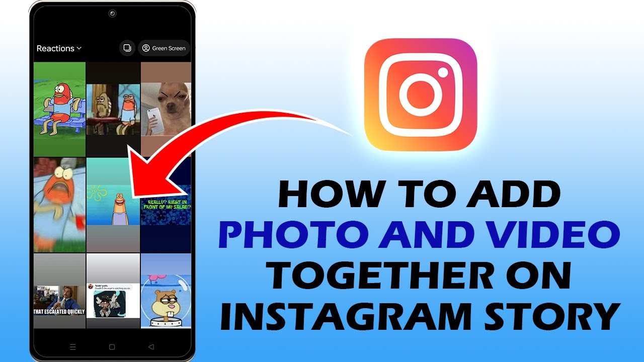 How To Add Photo And Video Together On Instagram Story (INSTAGRAM TIPS