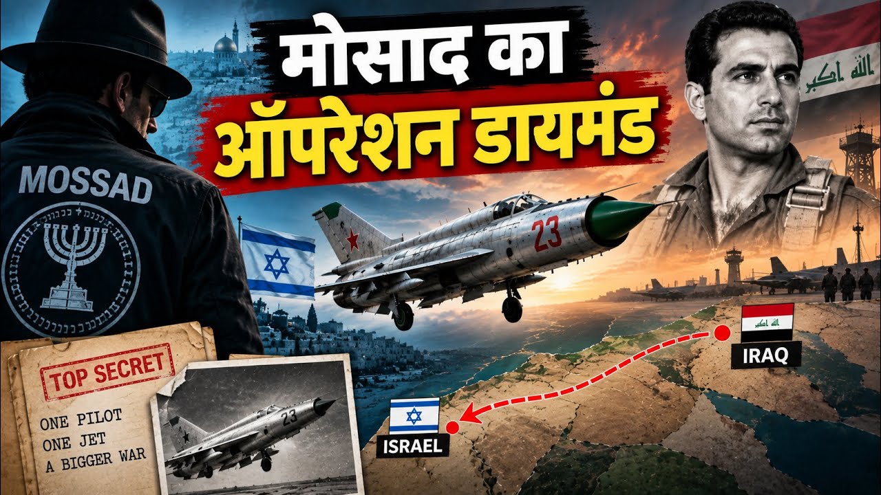 MiG-21 चोरी करके Pilot भागा Israel! Operation Diamond