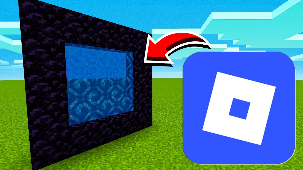 How To Make A Portal To Roblox in Minecraft!