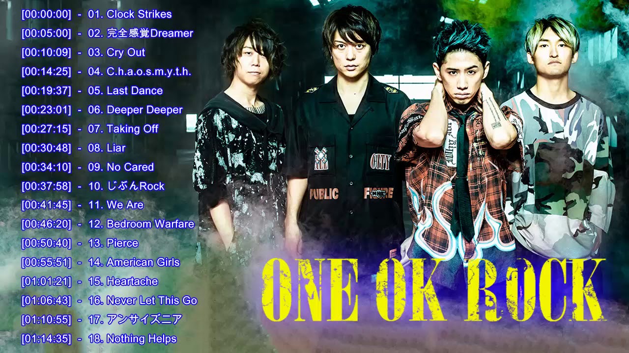 One Ok Rock メドレー作業用 Oneokrock神曲メドレー ワンオク 高音質 おすすめ曲まとめ One Ok Rock Greatest Hits 19 Youtube