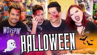 MAQUIAGEM DE HALLOWEEN COM ANNIKA NA ALUÁ FESTA | Tá No DNA