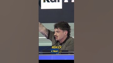 Thumbnail of Olly canta Devastante in conferenza a Sanremo 2025 a cappella