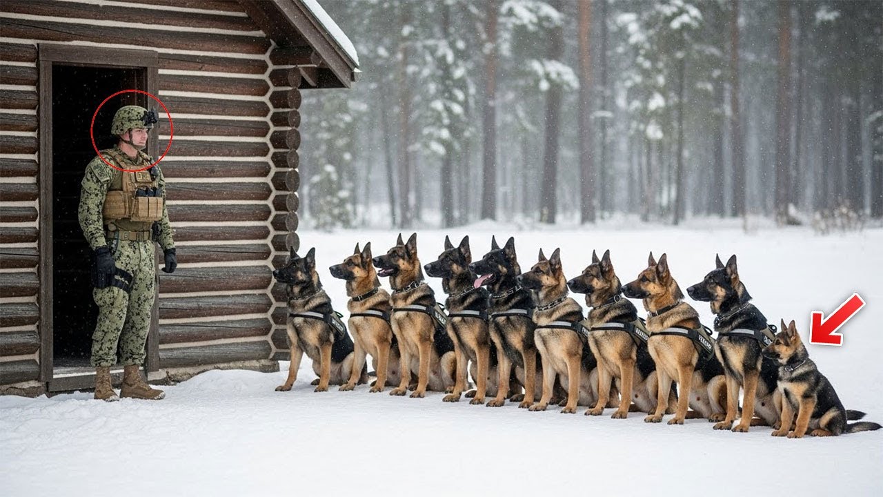Navy SEAL Rettete Einen Erfrorenen Welpen — Am Nächsten Morgen Erschienen 20 Hunde in Seiner Hütte