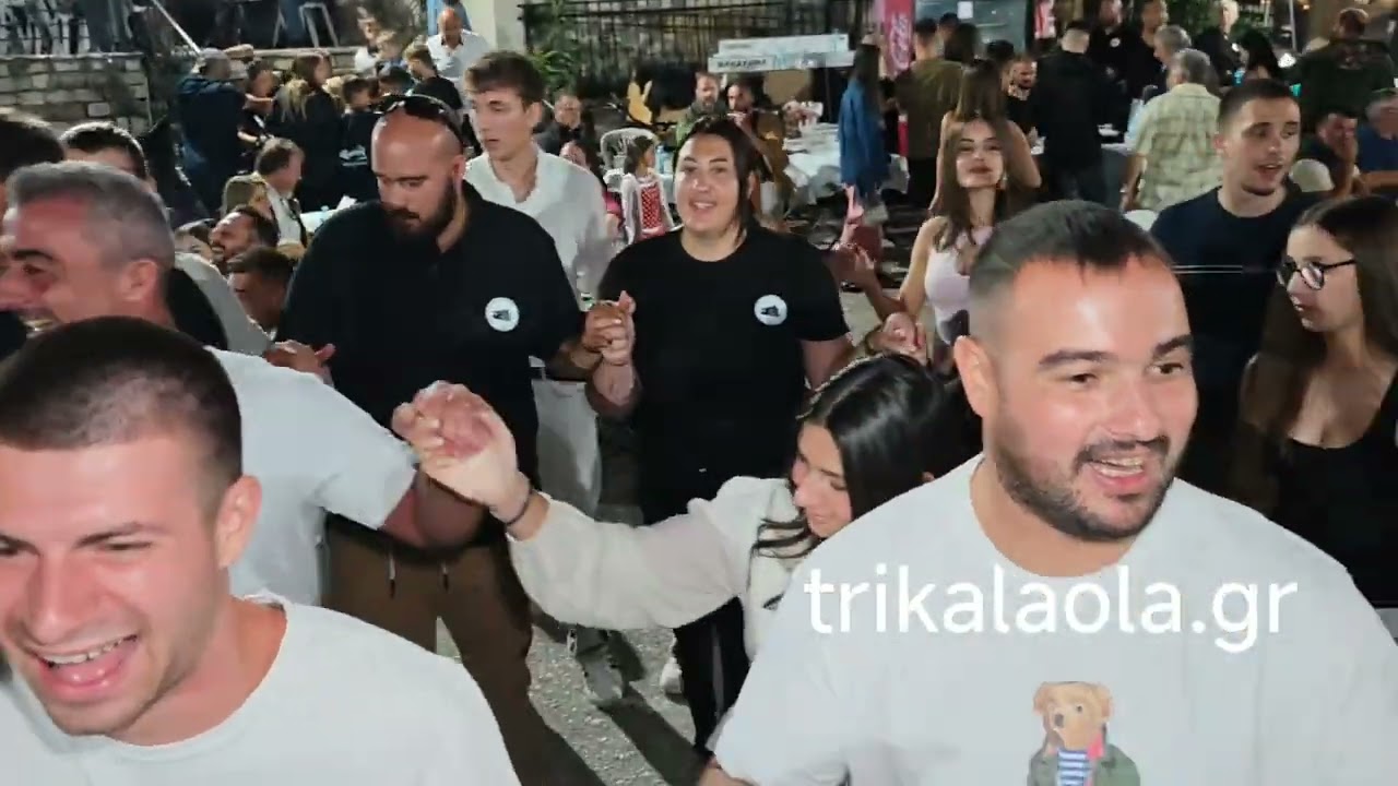 Καλογριανή Καλαμπάκας Τρίκαλα ετήσιος χορός δημοτική βραδιά παραδοσιακό γλέντι μέρος 3ο 17-8-2025
