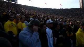 The Big House U of M Michigan view from my seat