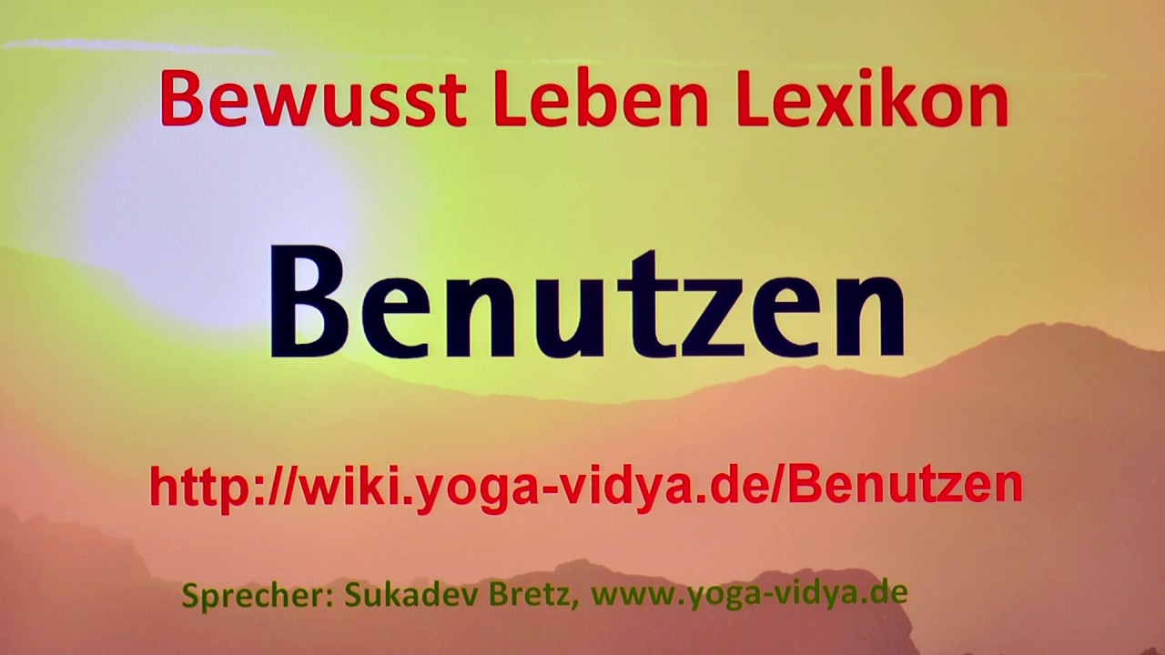 Benutzen‏‎ - YouTube