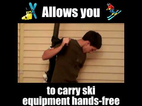 SKI STRAP™ ADJUSTABLE SHOULDER CARRIER STRAP  MAKES LIFE EASIER!