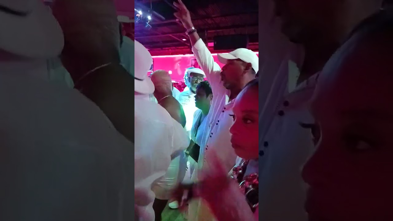 Jones c/o 1982 All White Party departing dance floor 7-23-2023