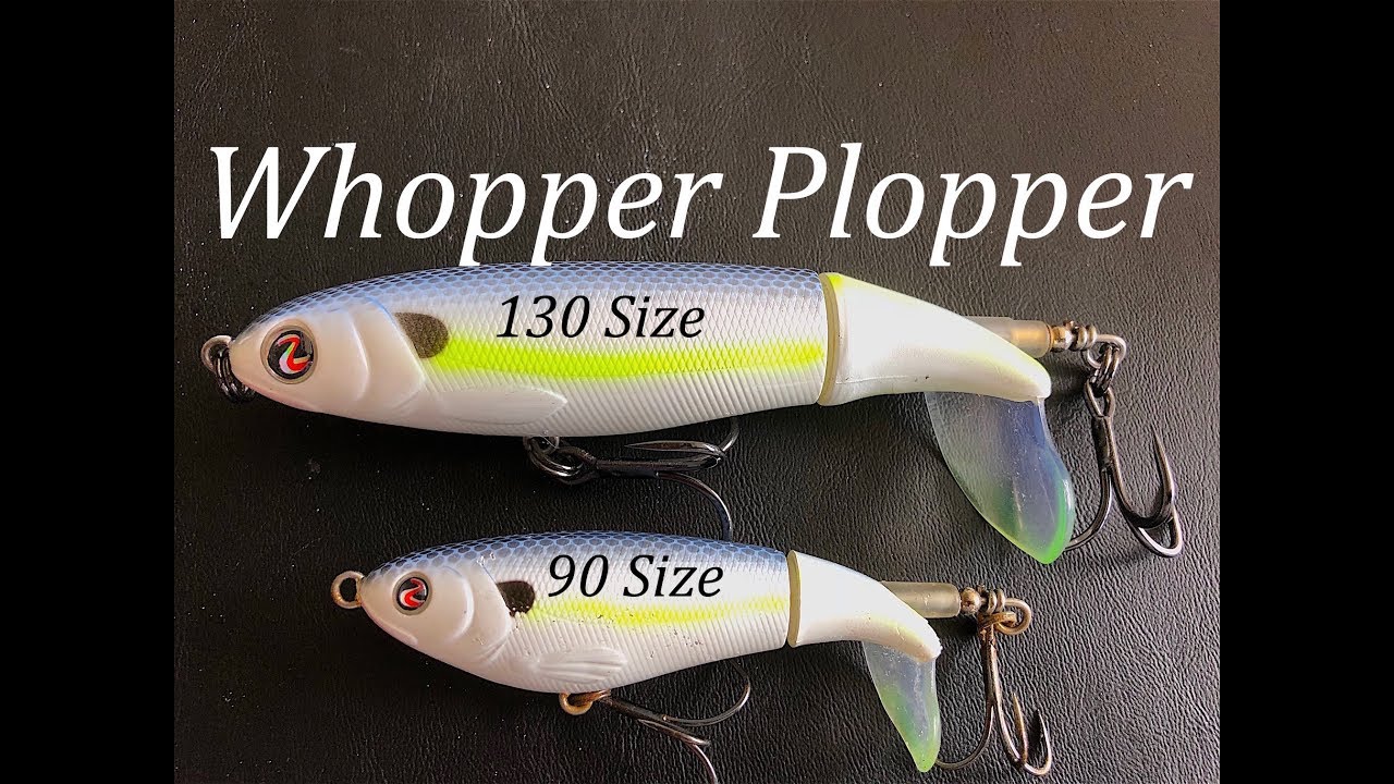Replaced Stock Trebles On My Whopper Plopper! 