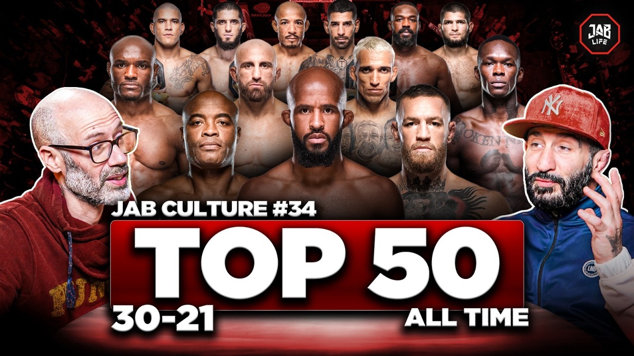 Qui rate de peu le top 20 ? : Le Top 50 MMA - Partie 3 (30-21)