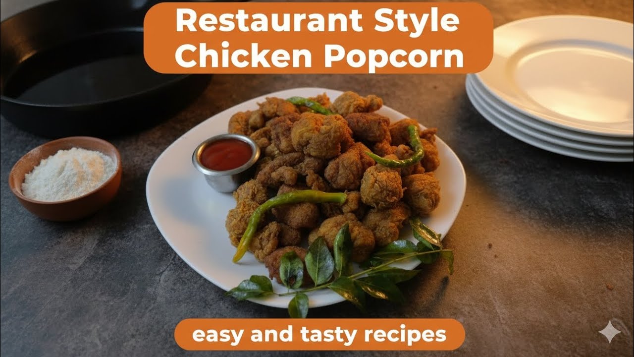 Restaurant style Chicken popcorn ||easy recipes ||Sravya's Kitchen Lab ||