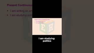 Present Continuous Tense Explained | Actions Happening Now