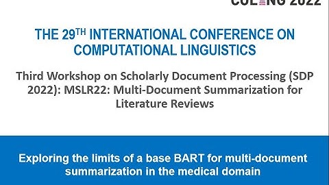 Exploring the limits of a base BART for multi-document summarization in the medical domain