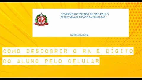 Como saber meu ra escolar Alagoas?