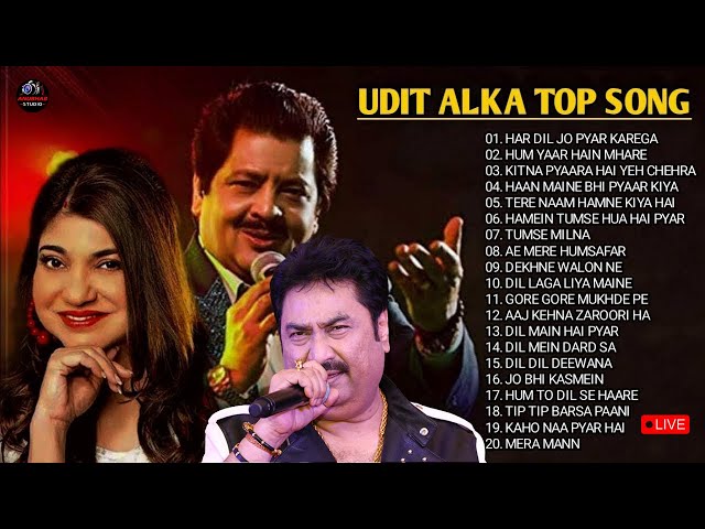 Kumar Sanu, Udit Narayan, Alka Yagnik Romantic Old Hindi Songs #Bollywood Song Jukebox #90s class=