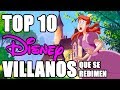 Top 10 Villanos que se redimen en Disney