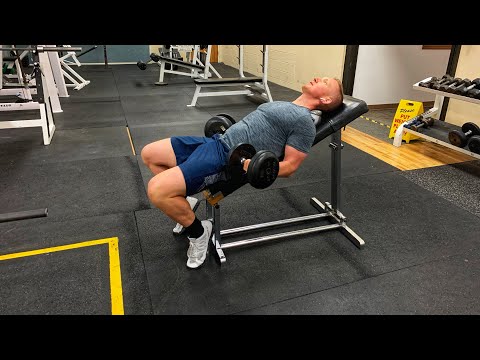 How to Incline Seated Dumbbell Curl in 2 minutes or less