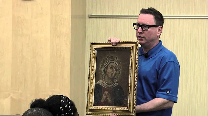 Oil on canvas "icon" oral valuation