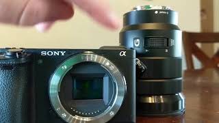 How to Change the Lens on a Sony A6500