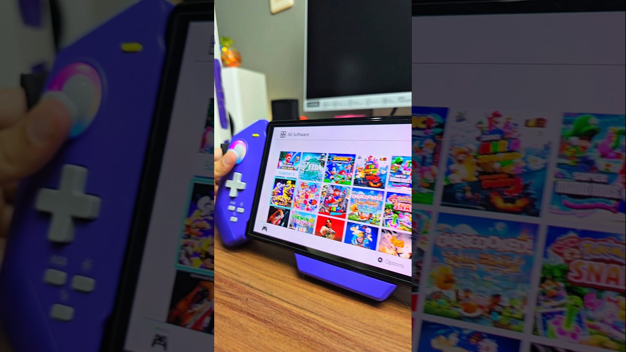 These Nintendo Switch accessories make your Switch look cool. this is omelet super deck