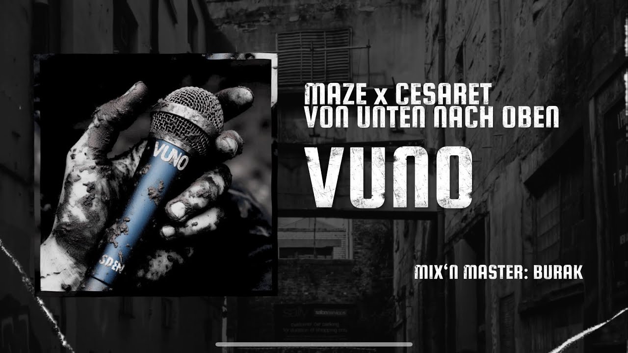 Guarda Maze x Cesaret - VUNO (Lyrik Video) su YouTube Guarda Maze x Cesaret - VUNO (Lyrik Video) su YouTube