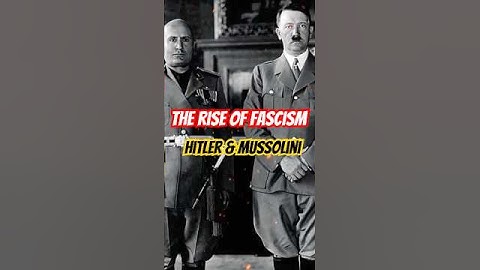 The Rise of Fascism