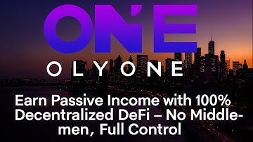 Earn Passive Income with 100% Decentralized DeFi — No Middlemen, Full Control