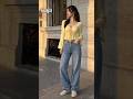 The outfit | | Sunshine top, street-style glow ✨ #outfit #fashion #outfitideas #ytshorts #shorts