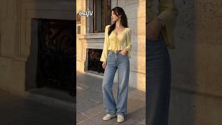 The outfit | | Sunshine top, street-style glow ✨ #outfit #fashion #outfitideas #ytshorts #shorts