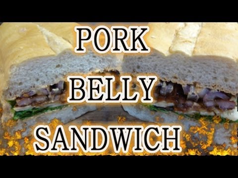 BBQ PORK BELLY SANDWICH RECIPE - BBQFOOD4U