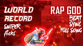 ( full song)rap God Ultimate sniper flicks beat sync/dual beat sync/amazing headshots